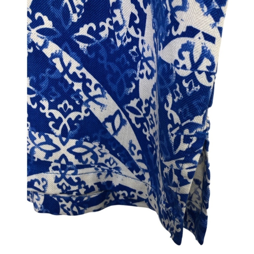 Island Republic Aloha Silk Button Shirt Hawaiian Shirt Blue Men's Size: Large‎ - Picture 3 of 9